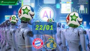 Siêu máy tính dự đoán bóng đá ngày 22/01/2026 tâm điểm đội Bayern Munich gặp đội Saint Gilloise