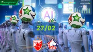 Siêu máy tính dự đoán bóng đá ngày 27/02 tâm điểm đội Crvena Zvezda gặp đội Lille OSC
