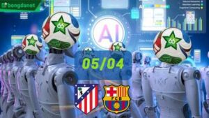 Siêu máy tính dự đoán bóng đá ngày 05/04 tâm điểm đội Atletico Madrid gặp đội Barcelona
